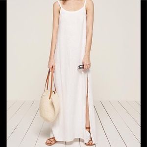 Reformation Rio Dress White Size Small